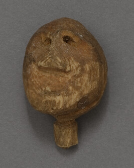 Wood Head, Crudely Carved