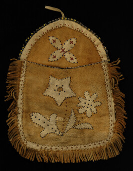 Leather Applique Pouch