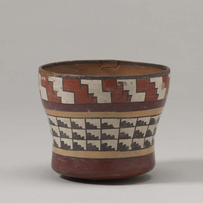 Cup with Stepped Motif