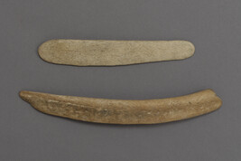 Two Pieces Flat Wide Bone