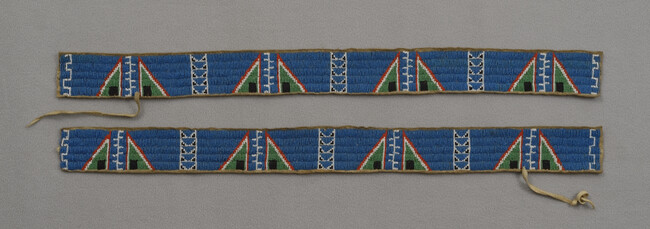 Pair of Beaded Clothing Strips