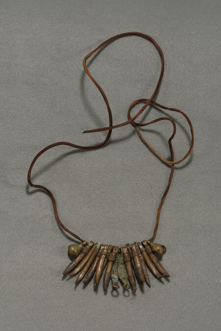 Woman's Necklace from the Lamang of Nigeria or a Cache-sexe from the Kapsiki of Cameroon.