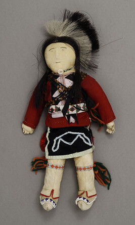 Doll representing a Ho-Chunk Grass Dancer