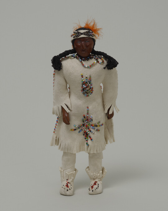 Doll representing Cherokee Warrior