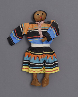 Doll representing a Seminole Man