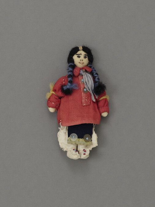 Miniature Doll Depicting a Wichita Man