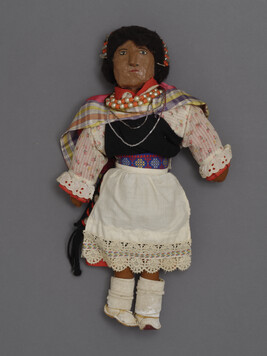 Doll representing an Isleta Pueblo Woman