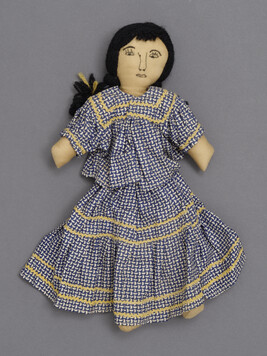 Doll representing an Apache Woman in the style of the 1950s