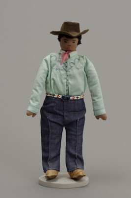 Doll representing an Apache Man