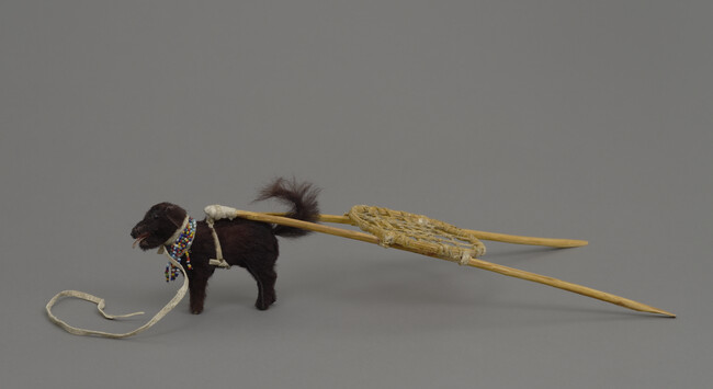 Figure of a Sioux Dog and Travois