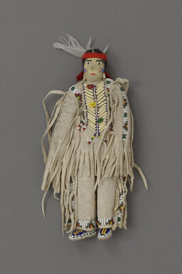 Doll representing a Sioux Male Brave