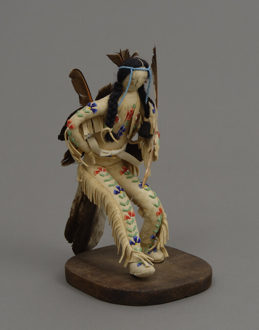 Doll representing a Shoshone Eagle Dancer