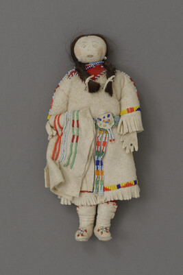 Doll representing an Apsaalooke Woman in Ceremonial Attire
