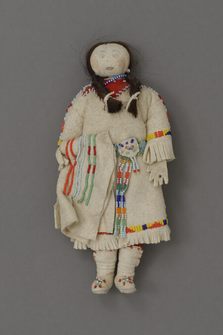 Doll representing an Apsaalooke Woman in Ceremonial Attire