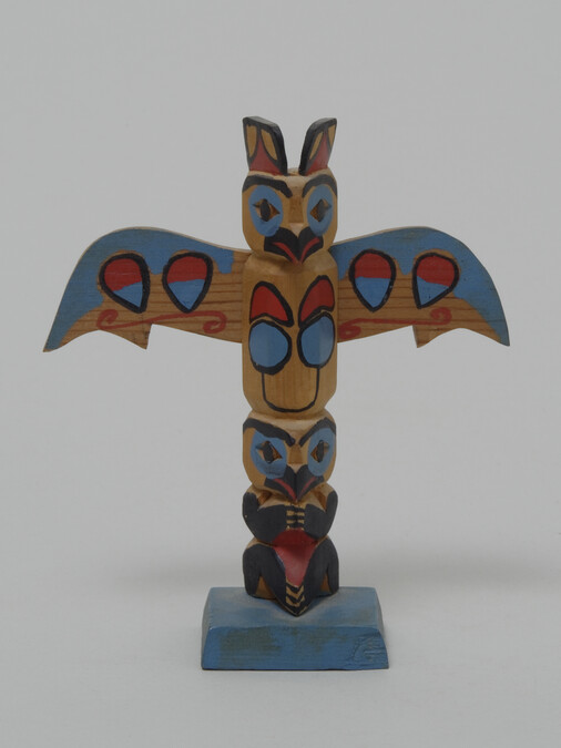 Thunderbird Totem Pole Model (based on the Kwakwaka'wakw Totem Poles which belonged to Nimpkish Chief Tlah-Co-Glass, Alert Bay, British Columbia)