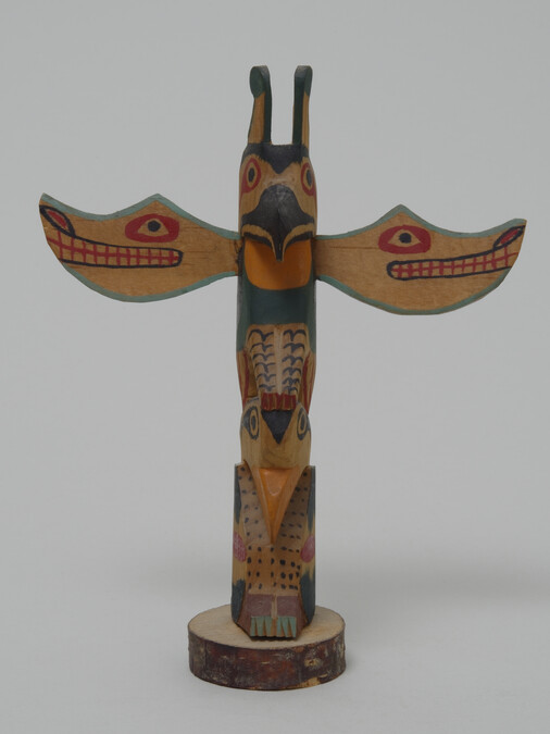 Thunderbird Totem Pole Model (based on the Kwakwaka'wakw Totem Poles which belonged to Nimpkish Chief Tlah-Co-Glass, Alert Bay, British Columbia)