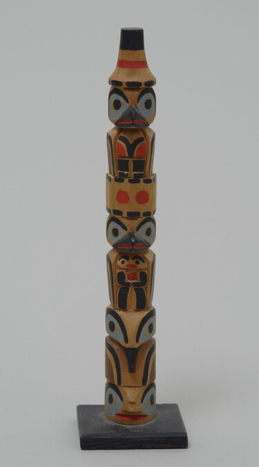 Totem Pole Model based on the raven totem in Wrangell, Alaska