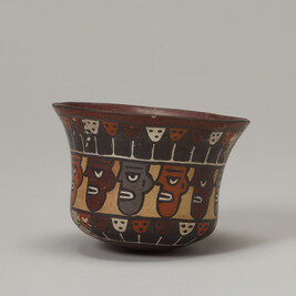 Cup with Three Registers of Trophy Heads