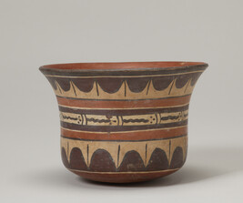Cup with Center Band Depicting the Body of a Serpentine Creature