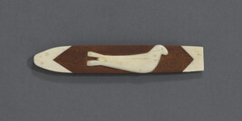 Possibly a Knife Handle decorated with an Ivory Seal