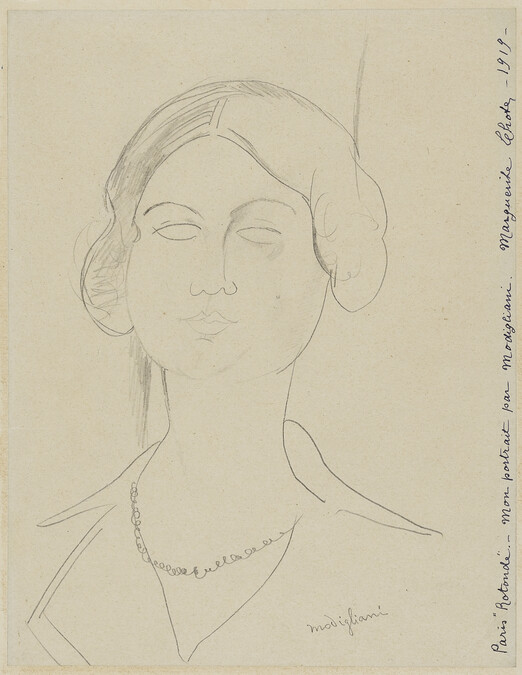 Portrait of Marguerite Lhote