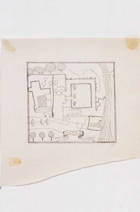 Untitled (Aerial Diagram of Oxford)