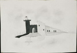 Untitled (Castle with Black Wall)