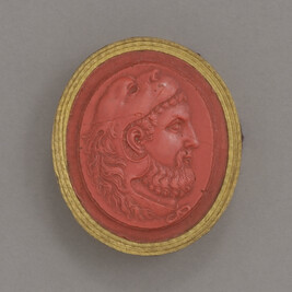 Sealing Wax Impression of a Cameo or Intaglio (Hercules)