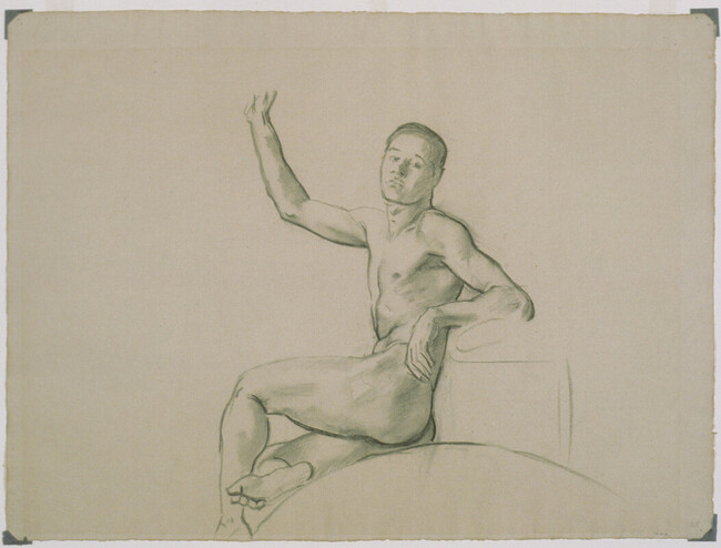 Study for a High-Relief Plaster Figure Crowning the 