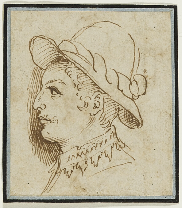 Profile of a Man in a Hat