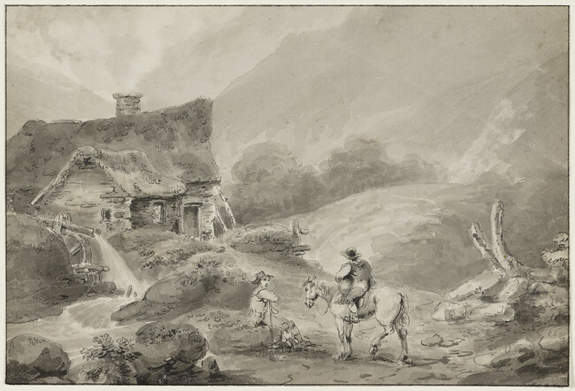 Untitled (Landscape with figures)