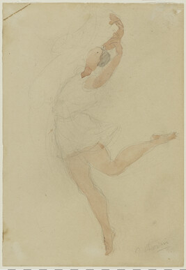 Isadora Duncan Dancing