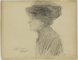 Mary Fanton Roberts.  Head and shoulders in profile