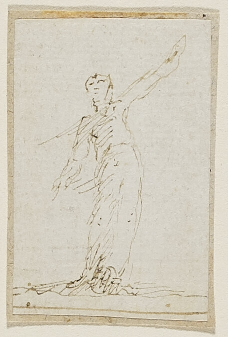 Figure with Left Arm Raised
