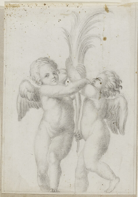 Cupids with Palm, after Annibale Carracci