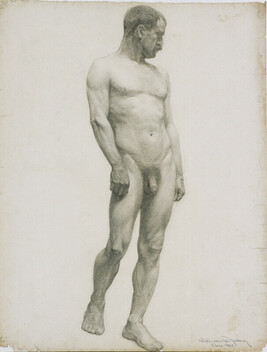 Profile of a Standing Male Figure