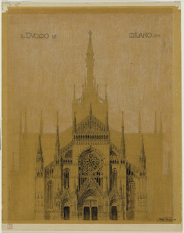 Milan Cathedral, Sketch II for New Facade
