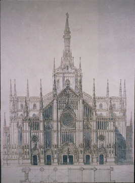 Milan Cathedral, Sketch I for New Facade