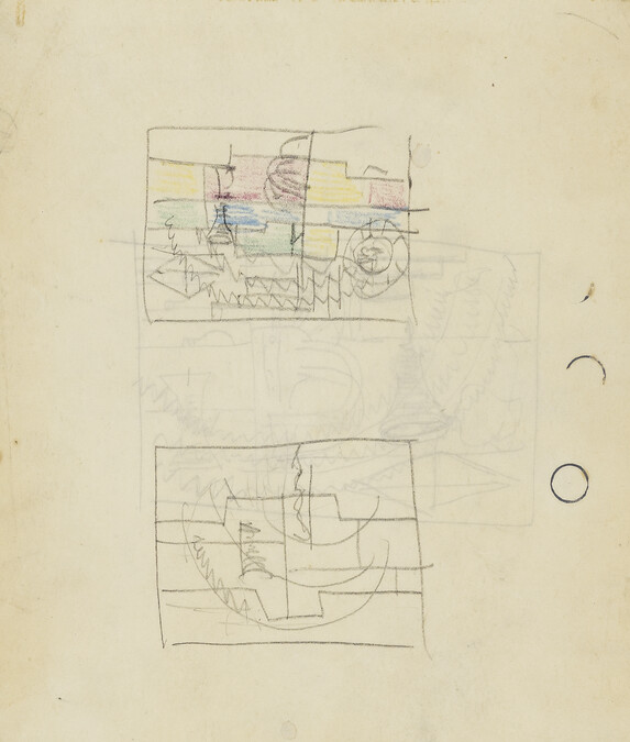 Study for The City of Light Consolidated Edison Company New York World's Fair 1939-1940 Pavilion Mural (Double sided drawing)