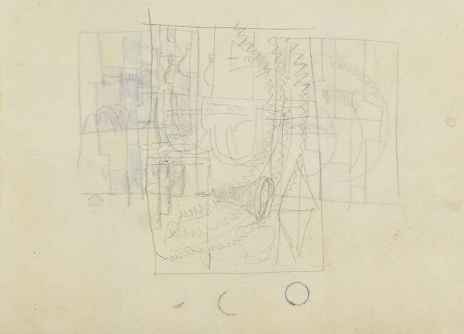 Study for The City of Light Consolidated Edison Company New York World's Fair 1939-1940 Pavilion Mural (Double sided drawing)