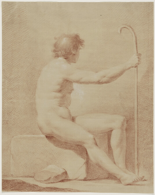 Seated Male Nude