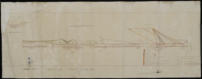 Section 2A -2A of Site Plan, Drawing No. 3 (construction drawing for Thel)