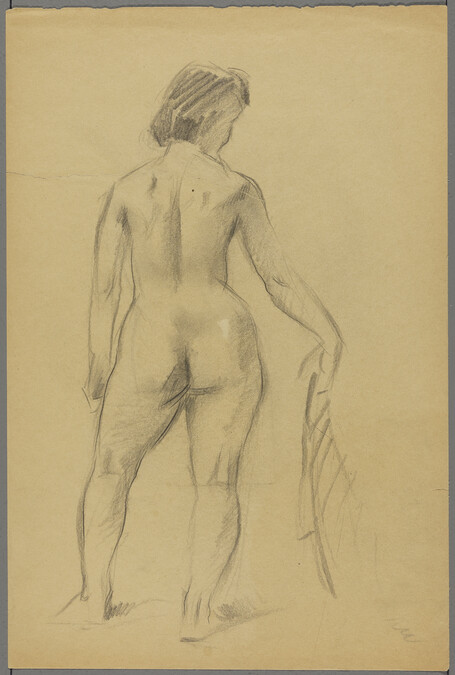 Untitled (Standing Female Nude, from the Back)