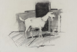 Untitled (Side View of Standing Goat)