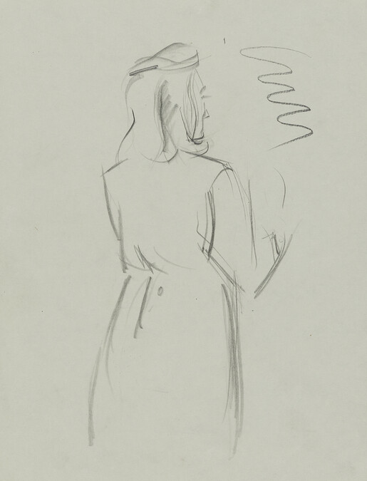 Untitled (Kneeling Figure from rear- head to knees)