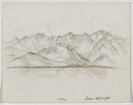 Untitled (Mountain landscape with Lake)