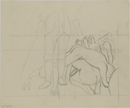 Study for Cortez and the Cross (Panel 11) for The Epic of American Civilization