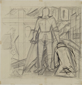 Study for Cortez and the Cross (Panel 11) for The Epic of American Civilization