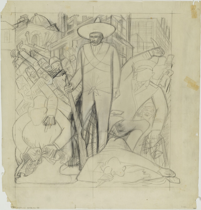 Study for Hispano-America (Panel 14) for The Epic of American Civilization