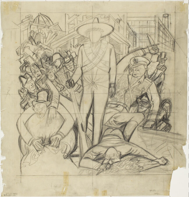 Study for Hispano-America (Panel 14) for The Epic of American Civilization
